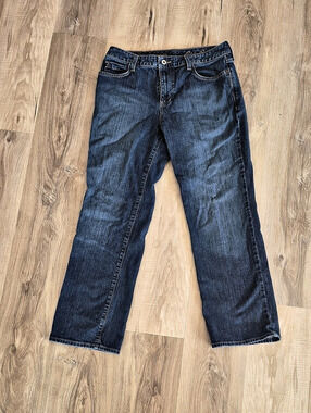 Eddie Bauer Natural Straight Leg Jeans Blue Straight Leg Jeans Waist 10P
